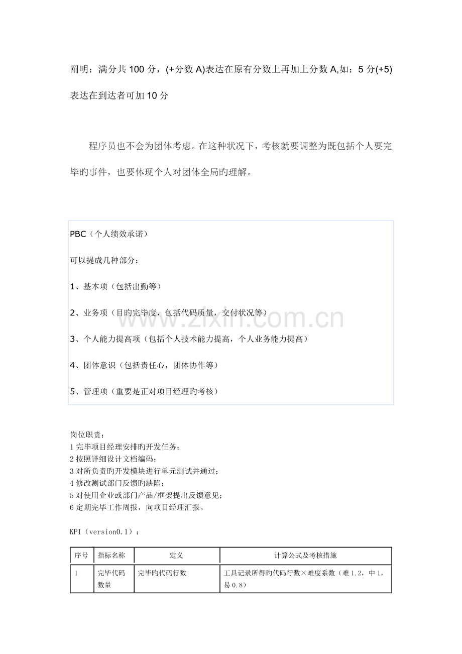 2023年计算机程序员绩效考核指标.doc_第2页