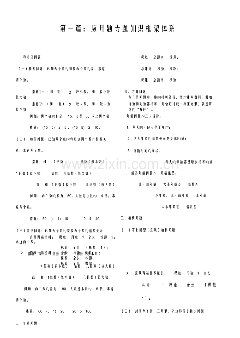 2023年小升初数学应用题专题带答案.doc_第1页