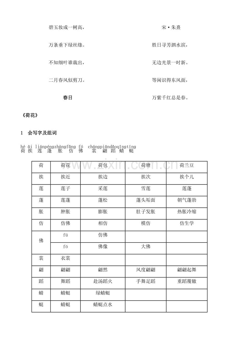 2023年人教版三年级语文下册各单元知识要点归纳.docx_第3页