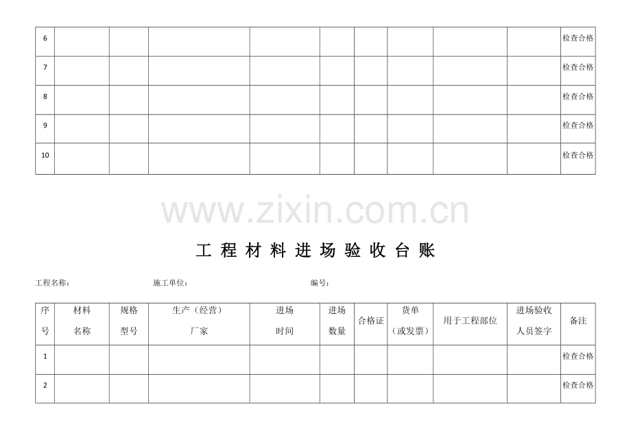 工程材料进场验收台账.docx_第3页