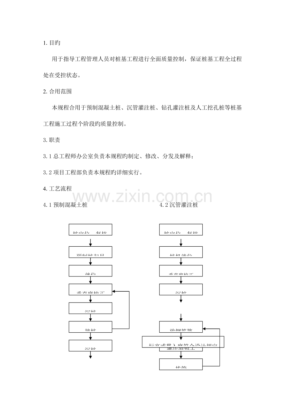 房产公司工作标准桩基工程施工管理规程.doc_第2页