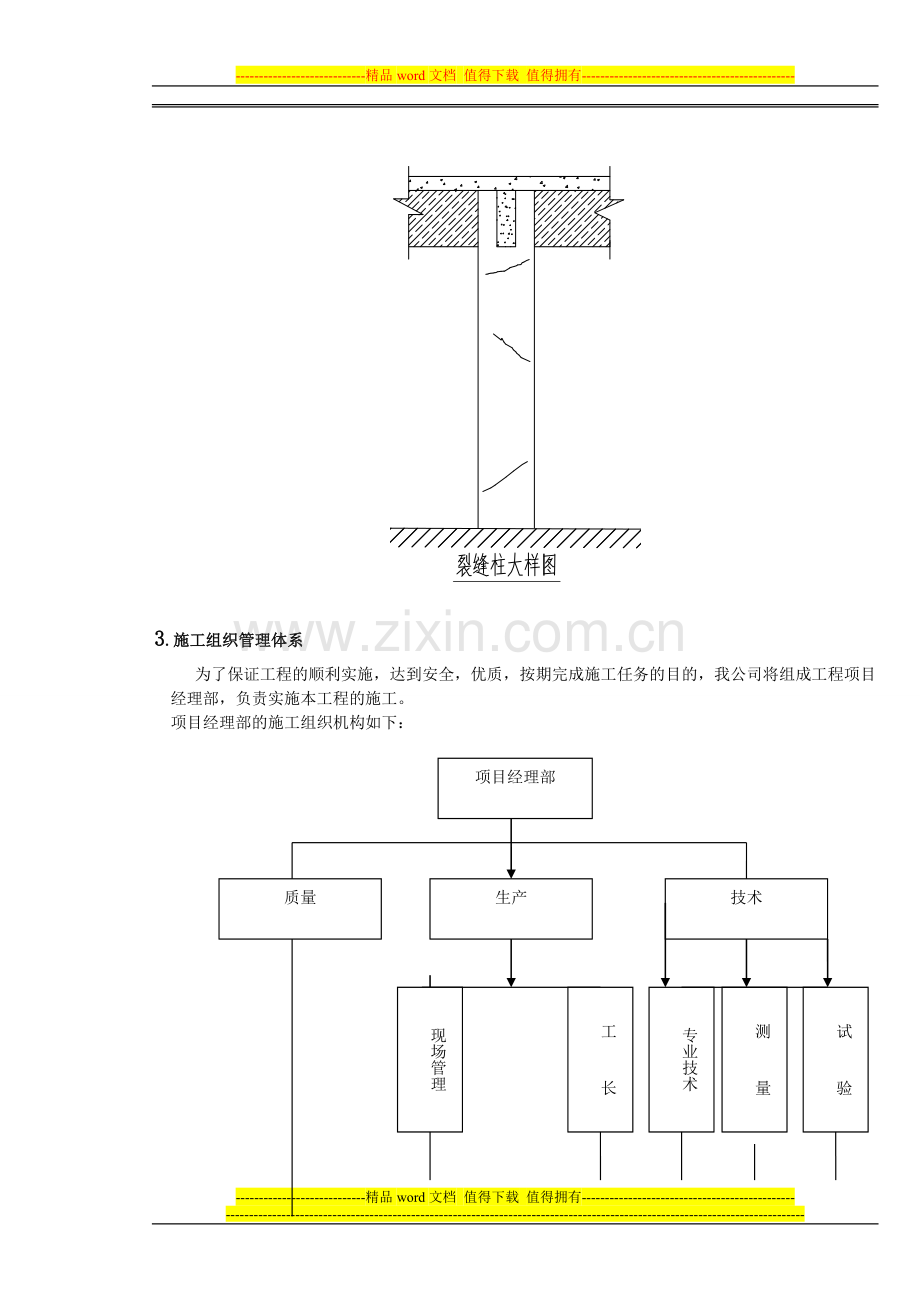 某地下室柱水压破坏柱加固施工方案.doc_第2页