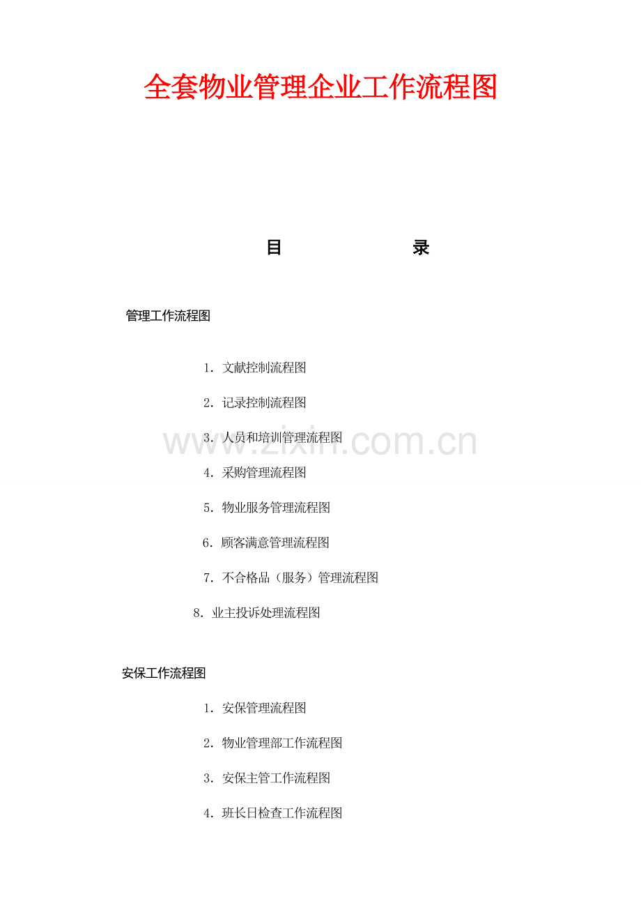 中洲物业管理公司工作流程图.doc_第1页