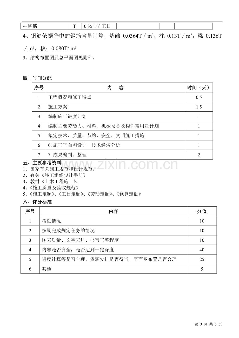 民大2009-1土木施工组织设计课程设计任务书201206.doc_第3页