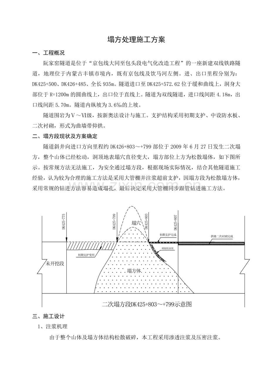 阮佳窑塌方处理施工方案.doc_第1页