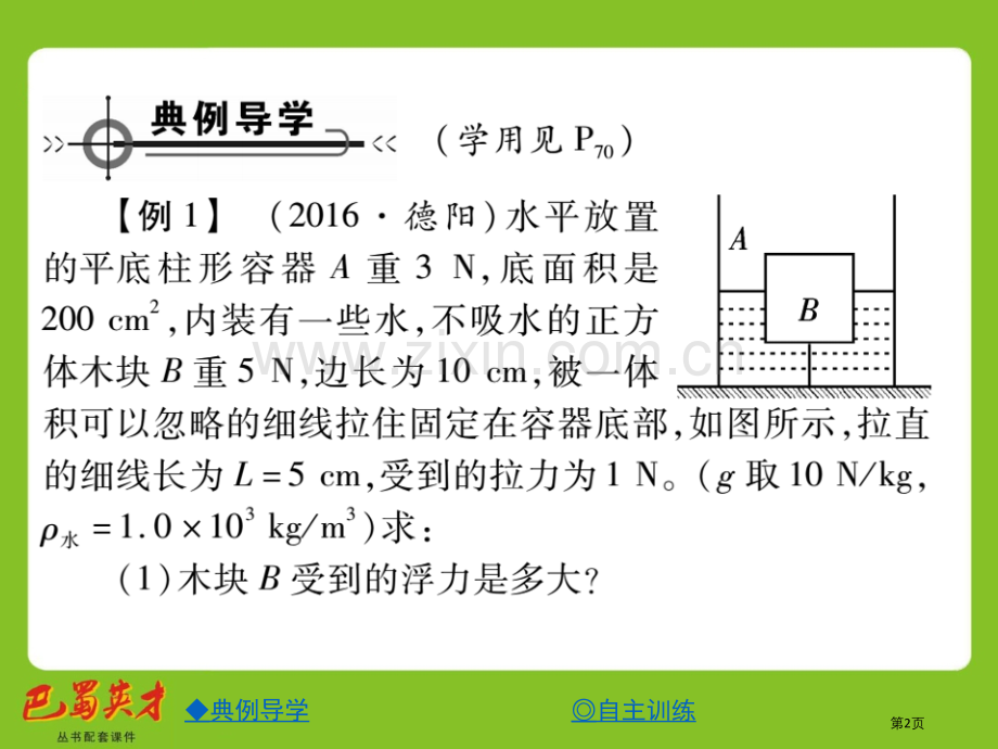 专题集训浮力计算的技巧市公开课一等奖省优质课赛课一等奖课件.pptx_第2页