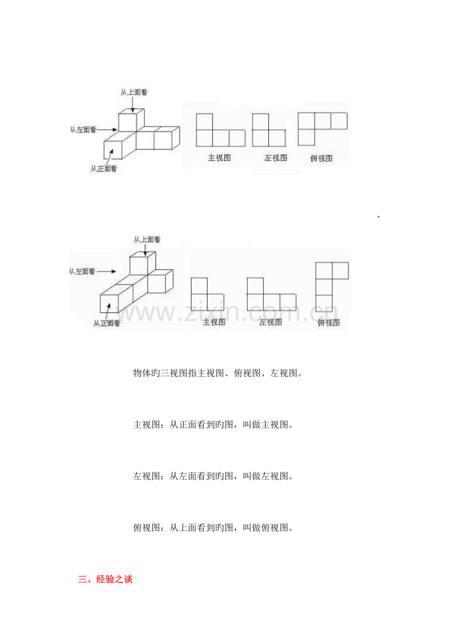 2023年七年级上册数学几何图形初步知识点整理.docx_第3页