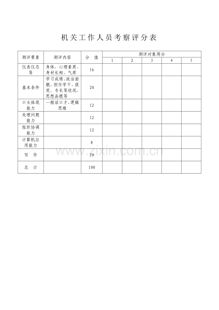 2023年机关工作人员考察录用工作方案.doc_第3页