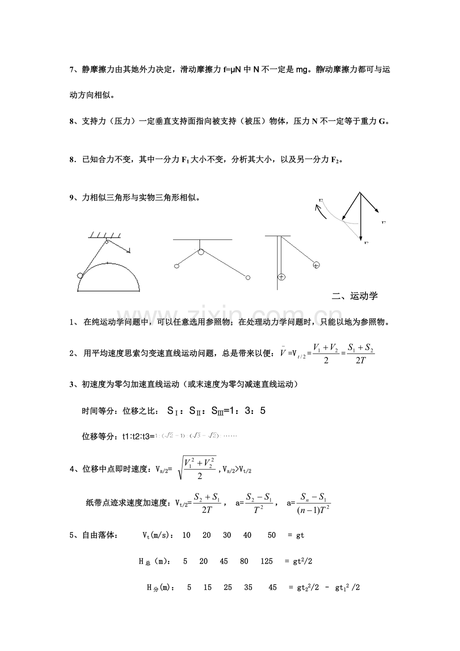 2023年高中物理二级结论整理(2).doc_第2页