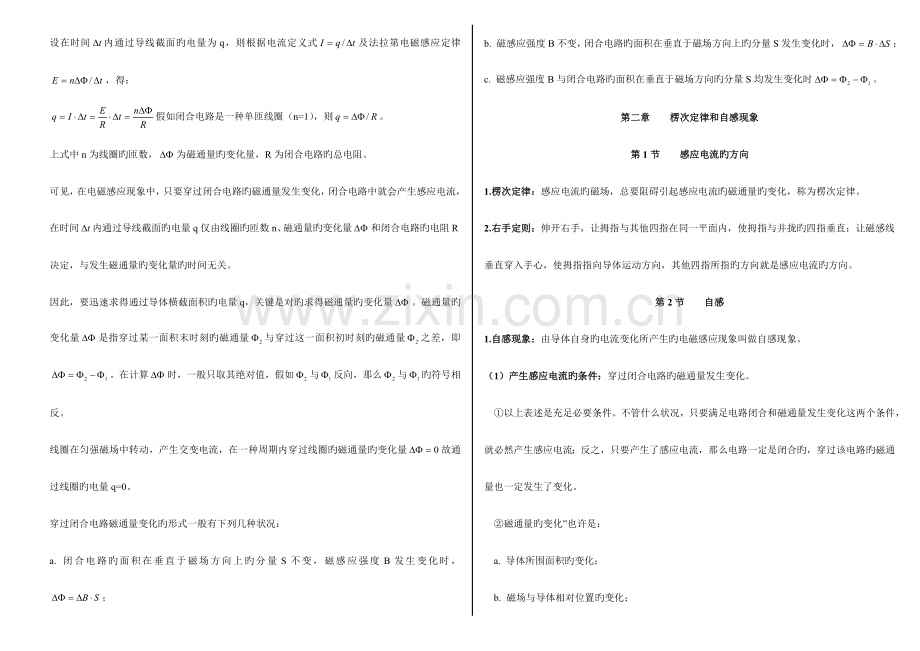 2023年物理选修知识点归纳鲁科版.doc_第2页