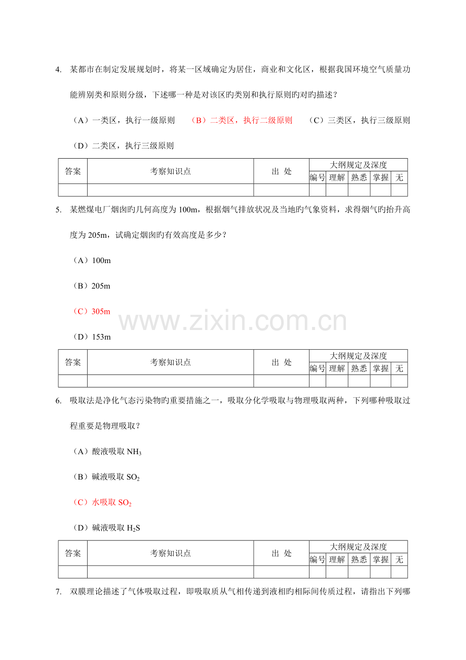 2023年注册环保工程师专业真题专业知识合并整理气.doc_第2页