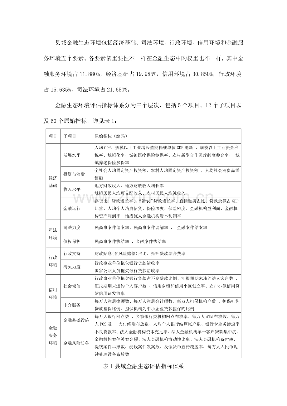 娄底市县域金融生态评估报告.doc_第2页