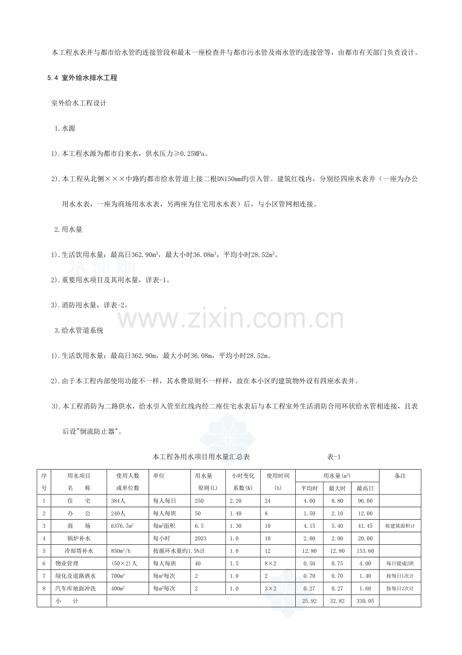 工程给排水初步设计说明图样.doc_第2页