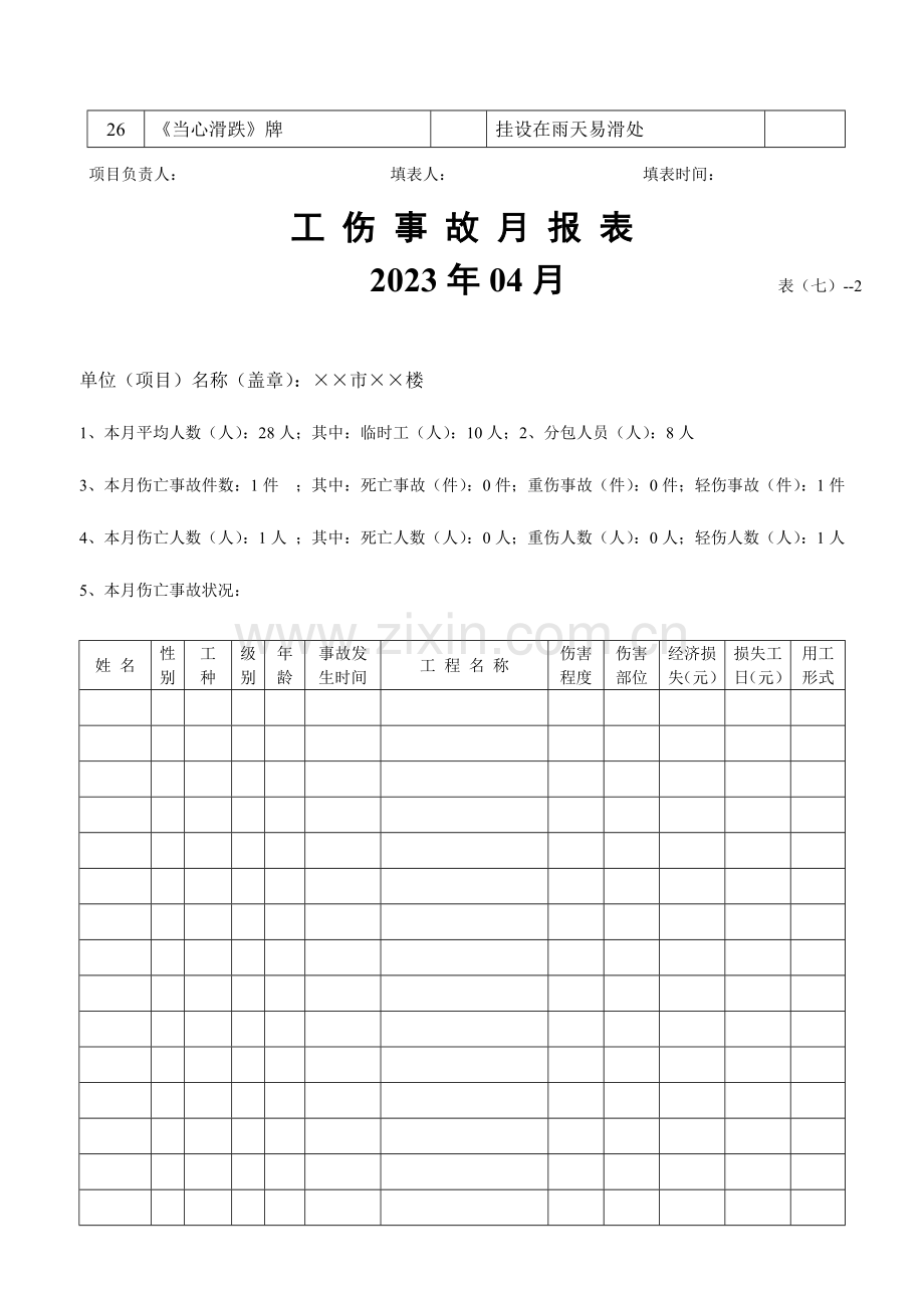 2023年安全检查验收表格全套无密码.doc_第2页