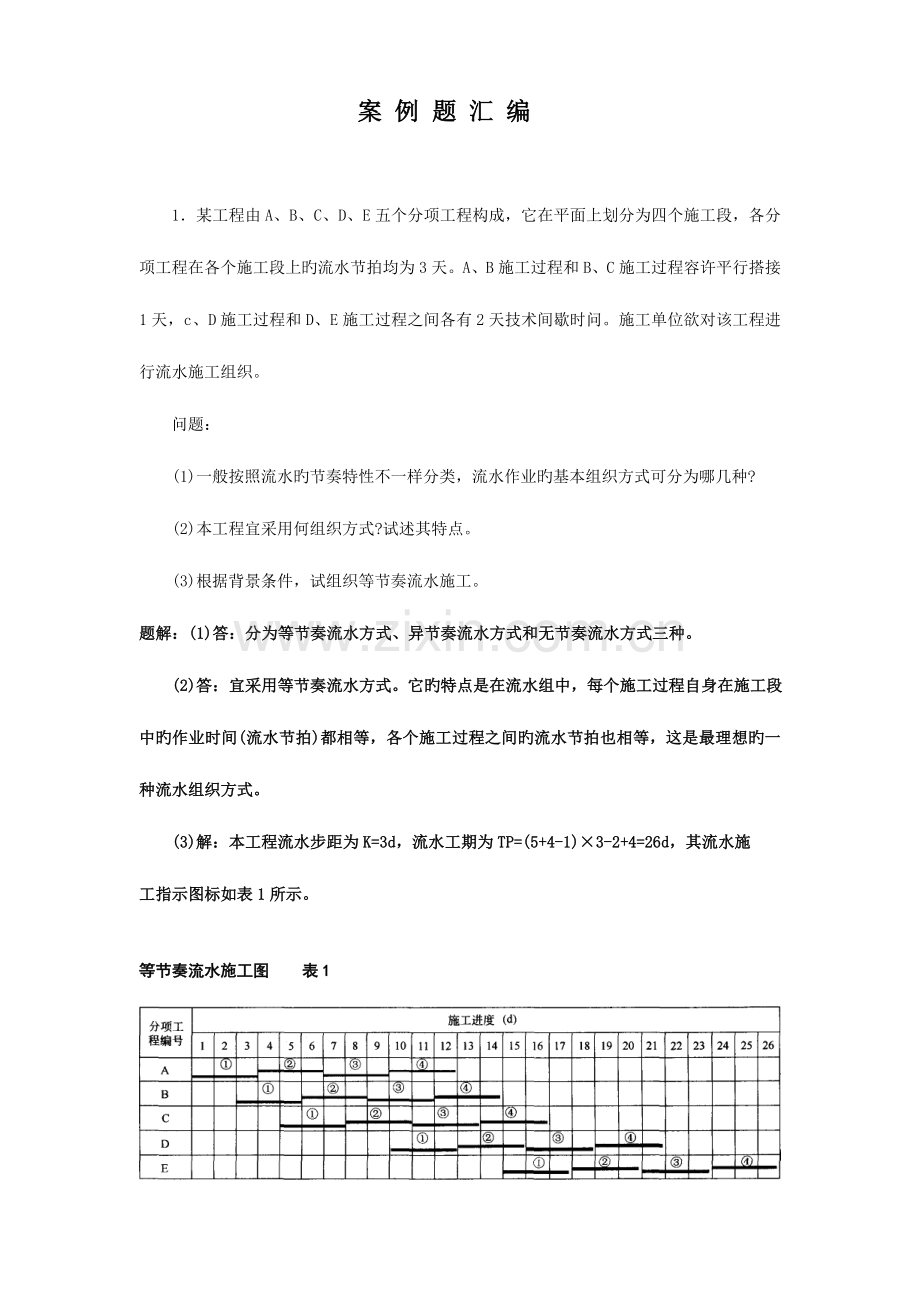 2023年一级建造师案例分析题超经典有解题思路.doc_第1页