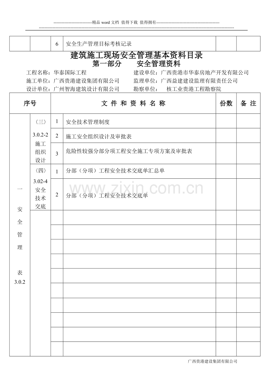 建筑施工现场安全管理基本资料目录-新版.doc_第2页