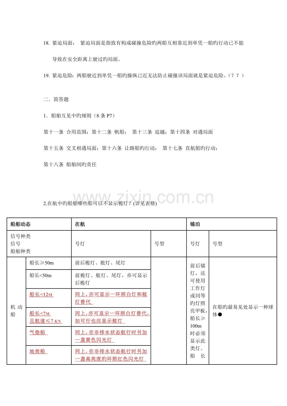 2023年船舶避碰归纳.doc_第3页