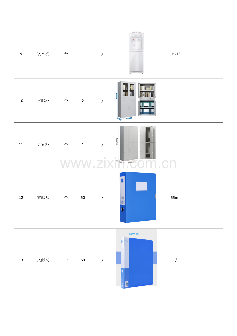 项目现场前期急需办公用品.doc_第2页