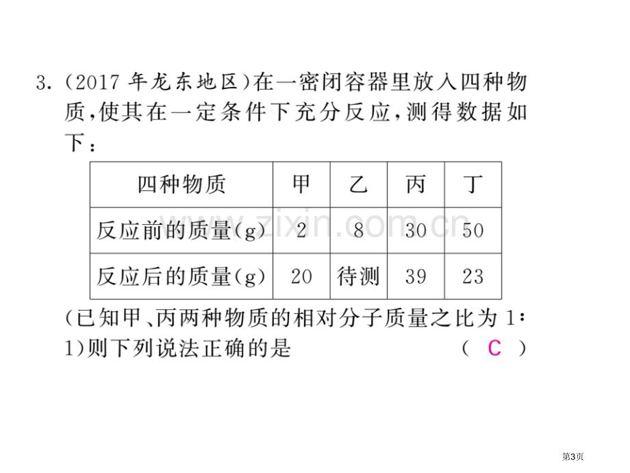 专题七化学计算市公开课一等奖省优质课赛课一等奖课件.pptx_第3页