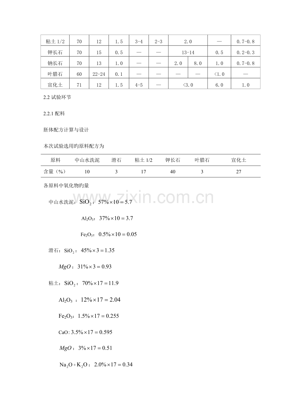 2023年陶瓷综合性实验报告.doc_第3页