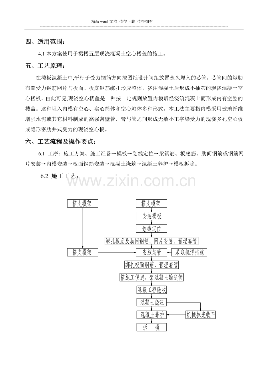 复合薄壁管现浇混凝土空心楼盖施工方案.doc_第3页