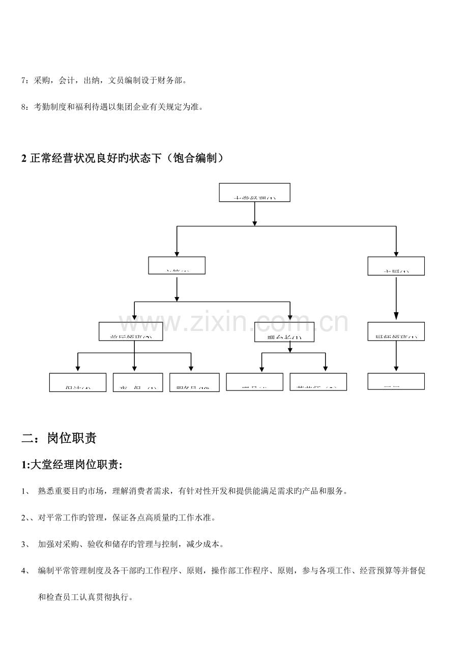 西餐厅人事架构方案.doc_第3页