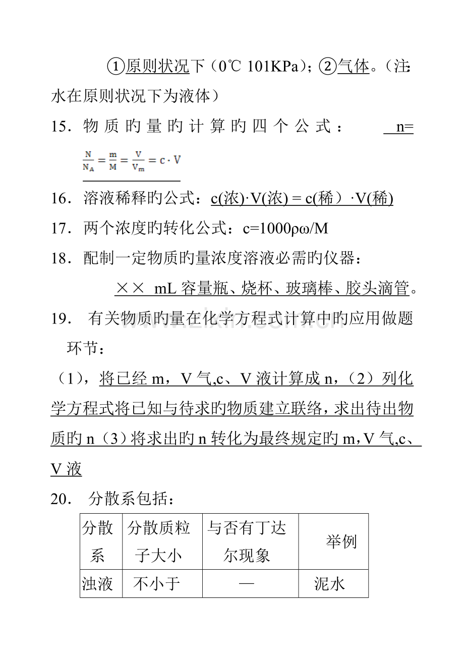 2023年高中化学学业水平测试常考必背知识点.doc_第3页