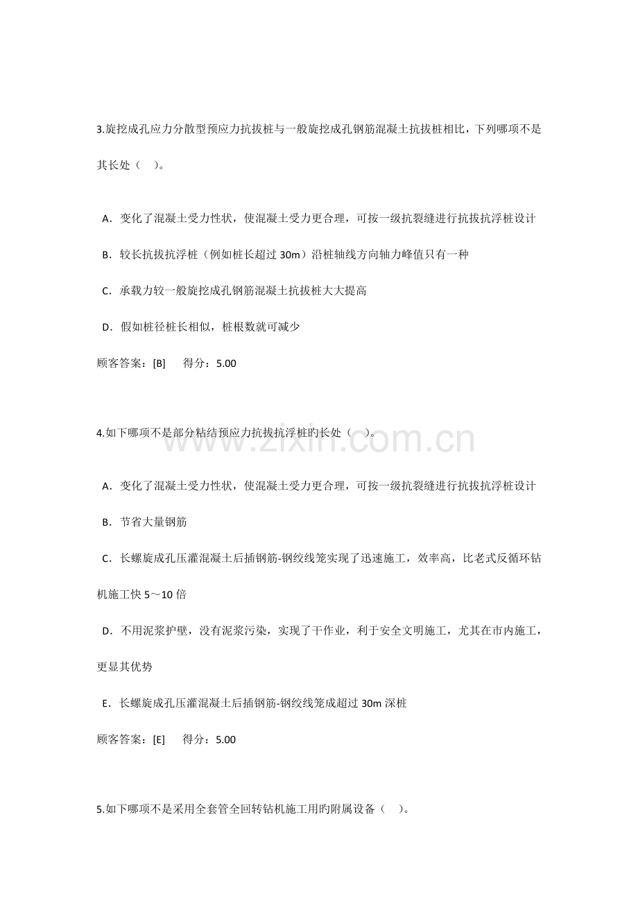 2023年咨询师继续教育地基处理与桩基技术试卷.doc_第2页