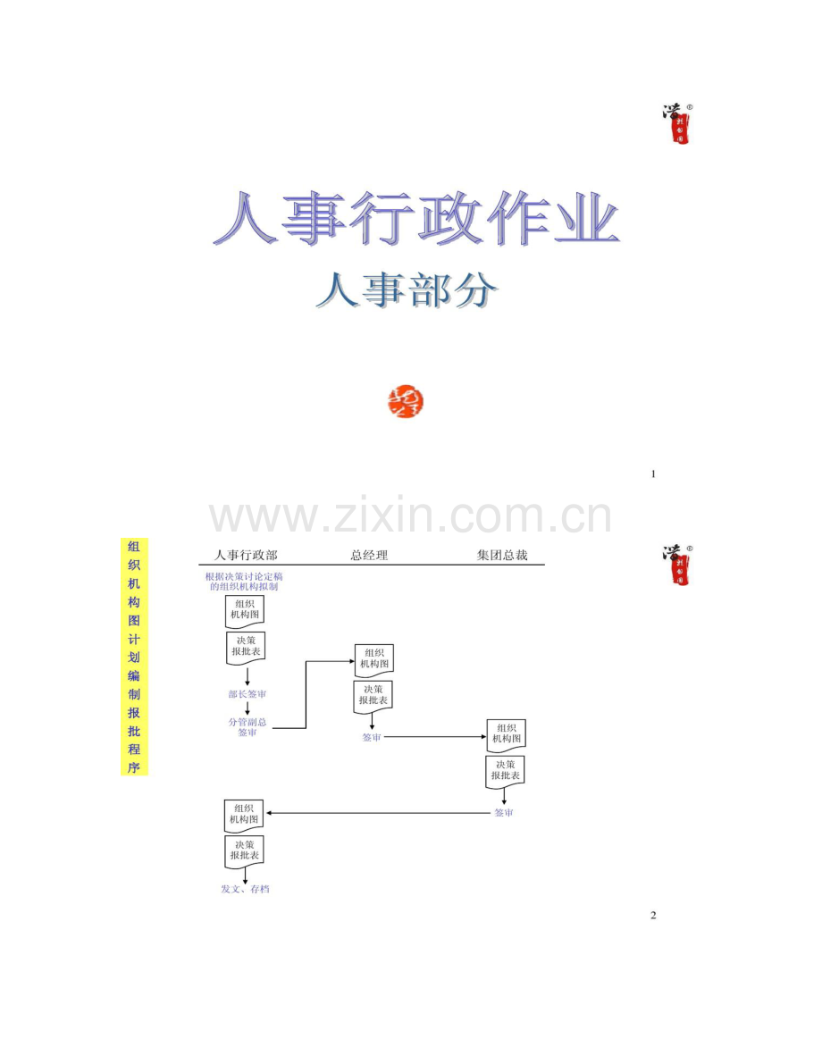 大型公司的工作作业流程图.doc_第1页