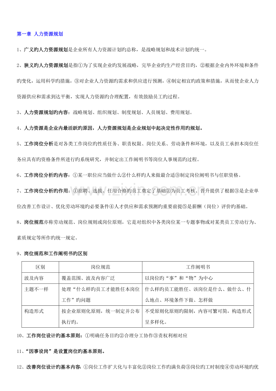 2023年孙光夫人力资源管理师三级教材总串讲.doc_第2页