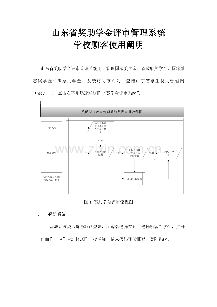 山东奖助学金评审管理系统.doc_第1页