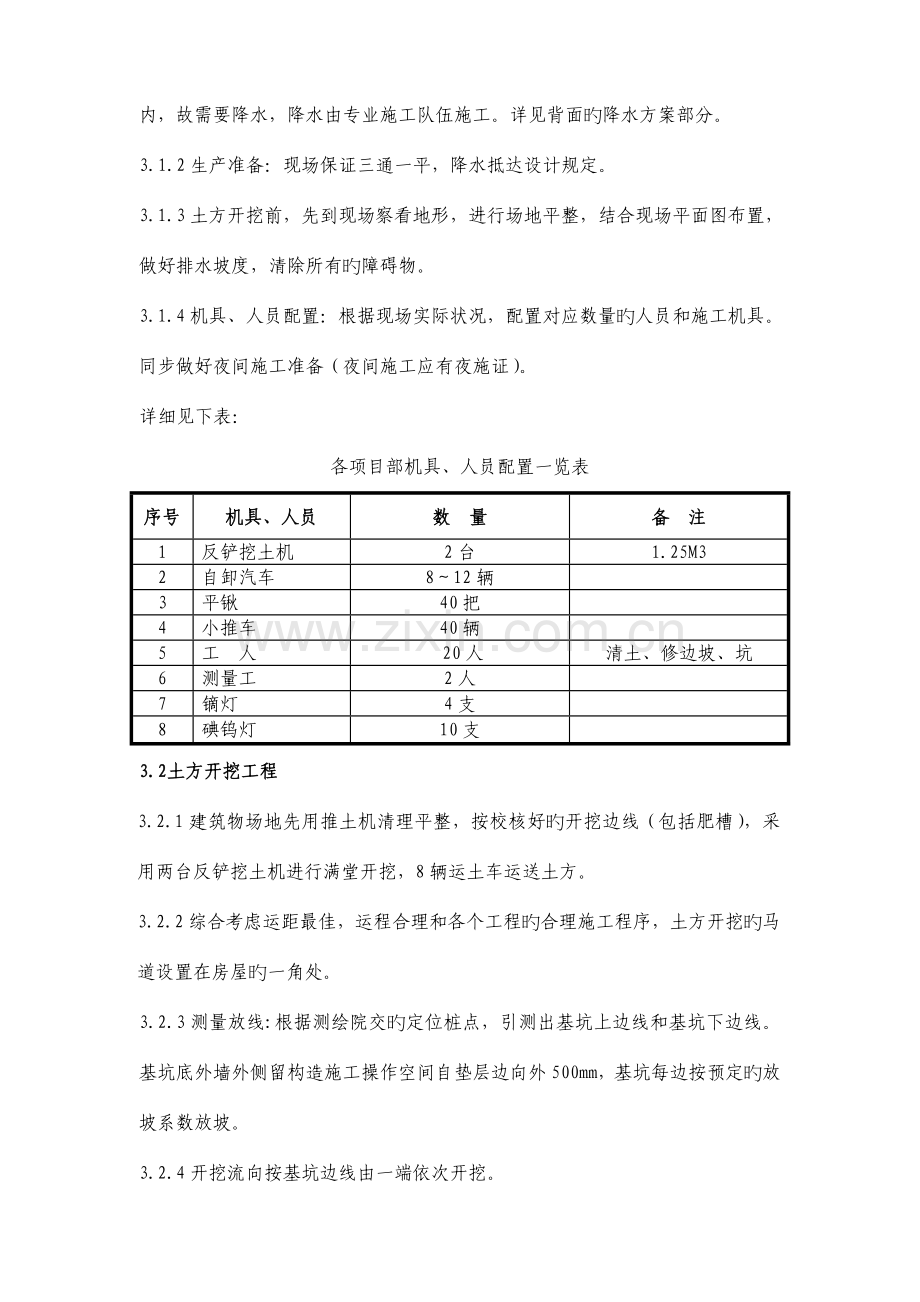 土方护坡降水施工方案.doc_第3页