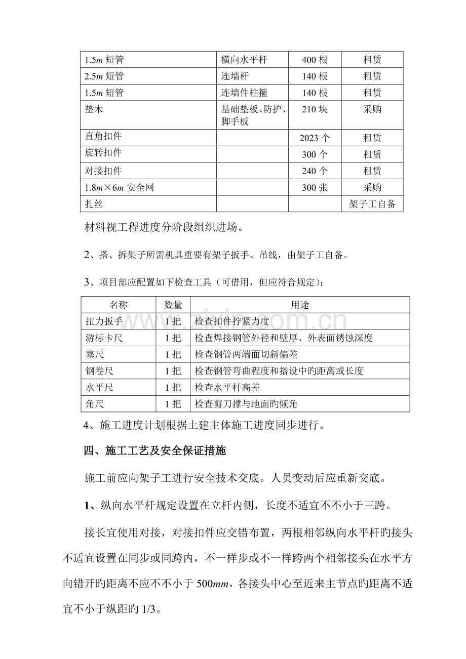 落地式双排脚手架方案钢管壁厚.doc_第3页