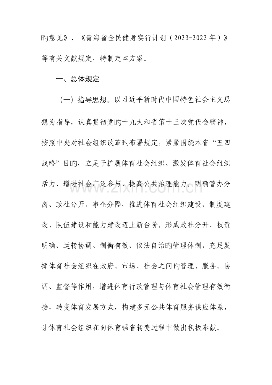 推进体育社会组织建设实施方案.doc_第2页