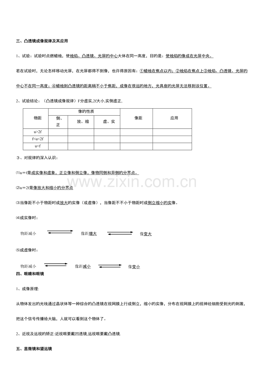 2023年透镜知识点及习题.doc_第2页