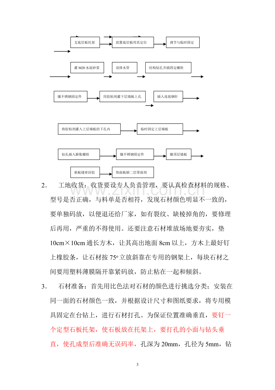 干挂大理石施工方案.doc_第3页