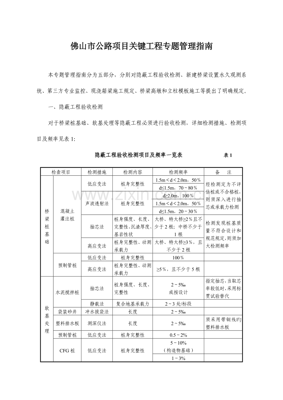 佛山市加强公路工程关键工程专项管理规定.doc_第1页