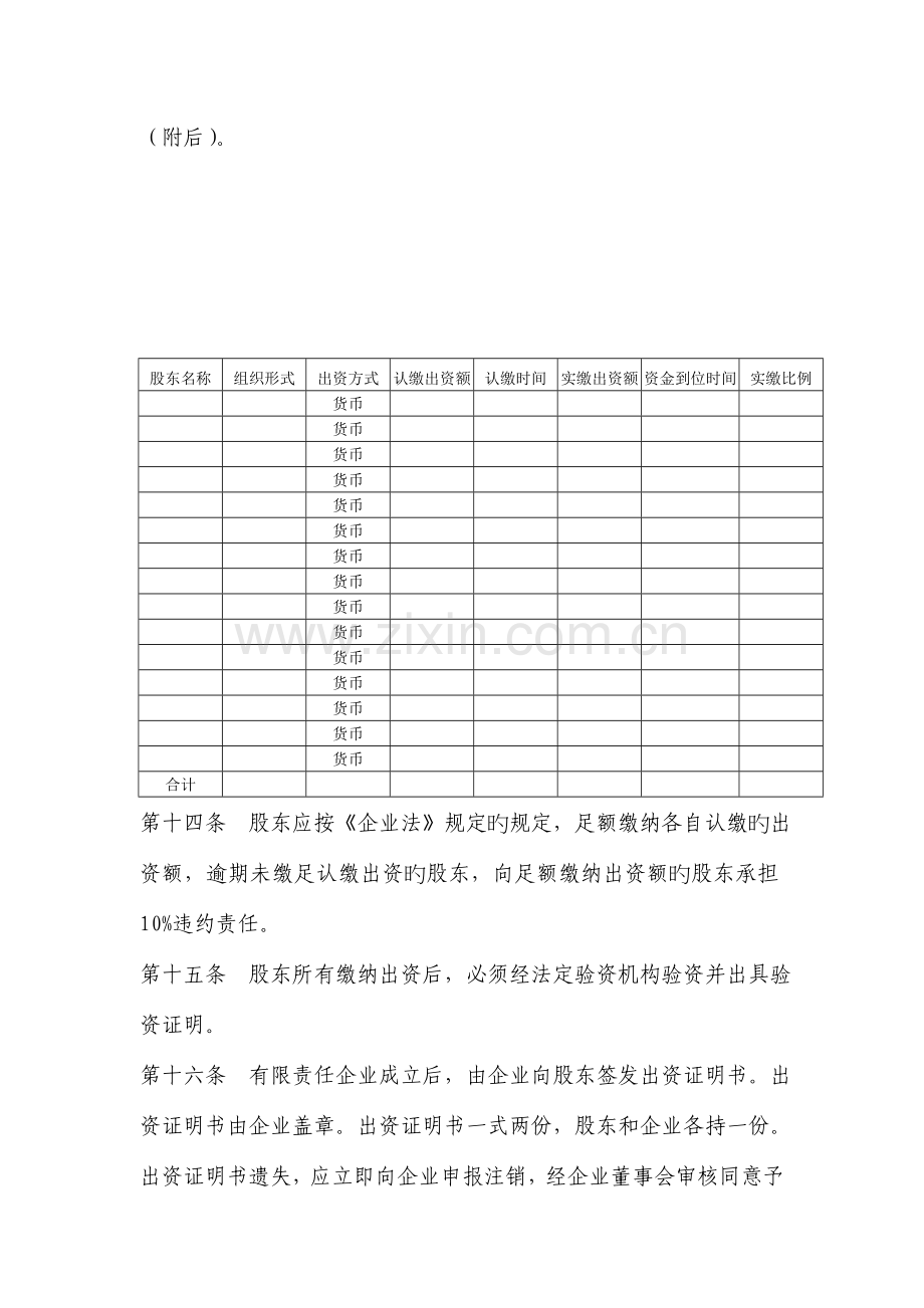 中小企业信用担保有限责任公司章程.doc_第3页