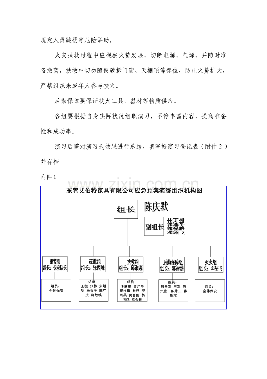 2023年家具行业安全生产事故应急预案及演练.doc_第3页