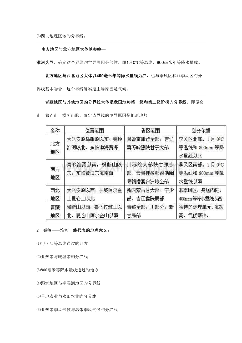 2023年我国四大地理区域知识点.doc_第2页