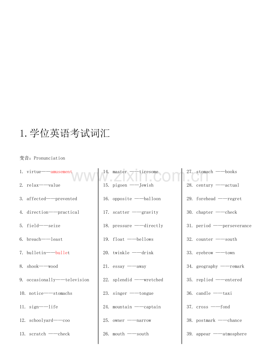 2023年开放教育学位英语考试复习资料.doc_第2页