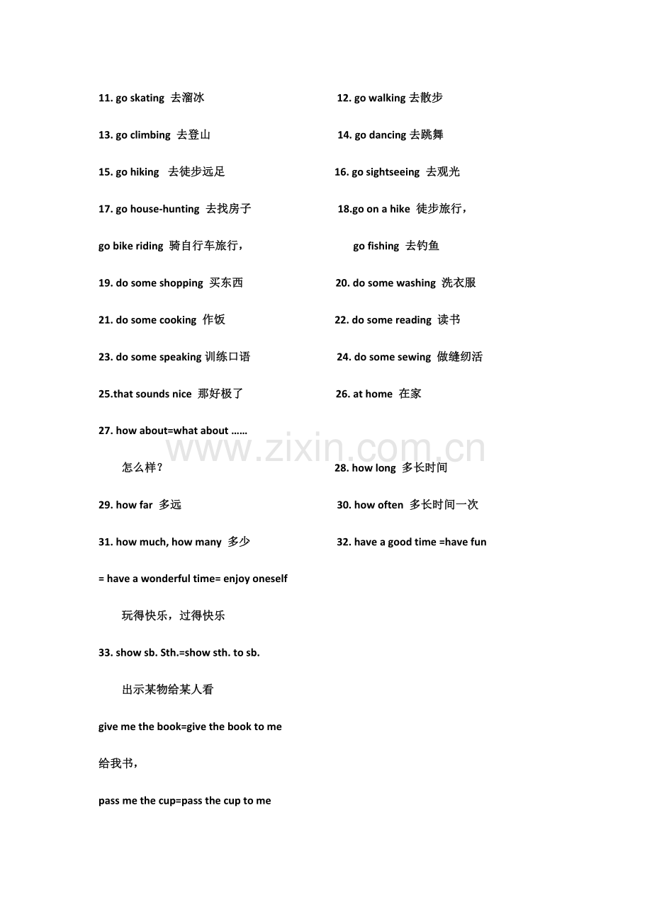 2023年人教版新目标八年级英语知识点总结.docx_第2页