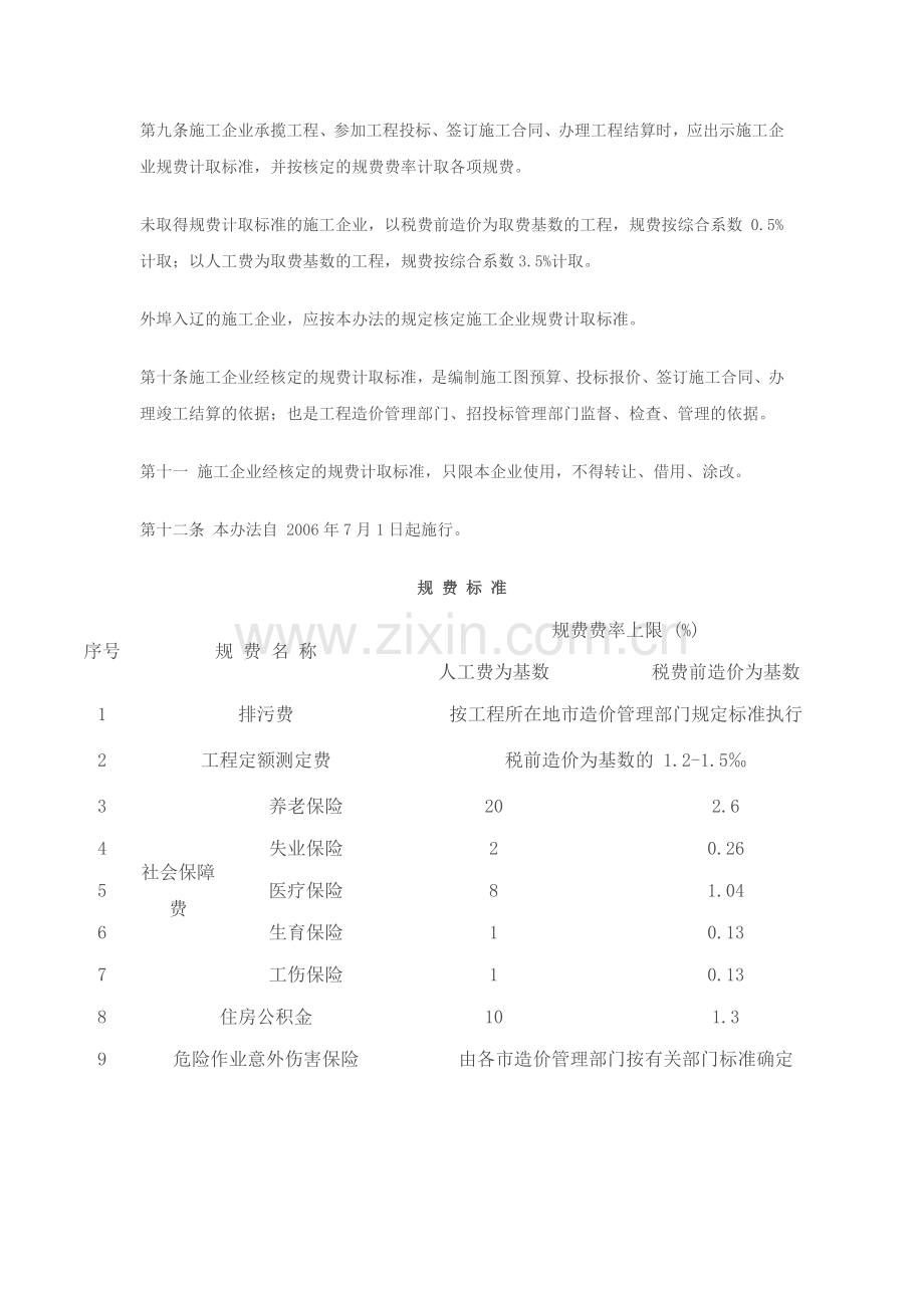 《辽宁省施工企业规费计取管理办法》辽建发-[2006]30号.doc_第3页