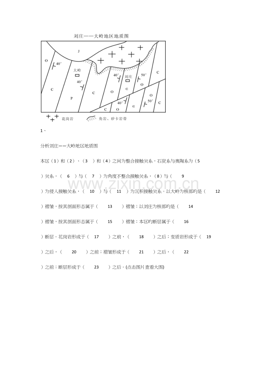 2023年地球科学概论试题集与知识点.docx_第1页