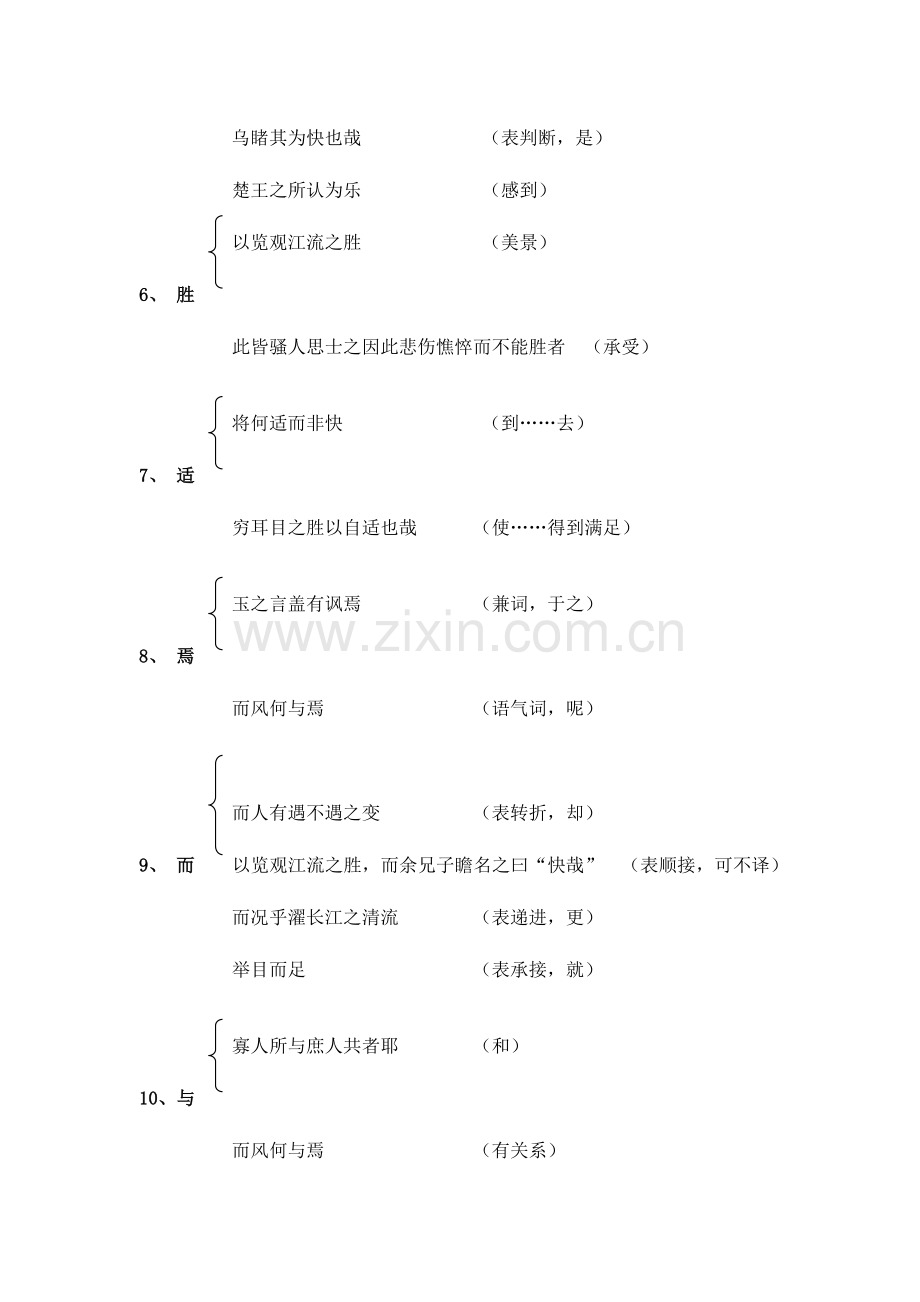 2023年黄州快哉亭记归纳.doc_第3页