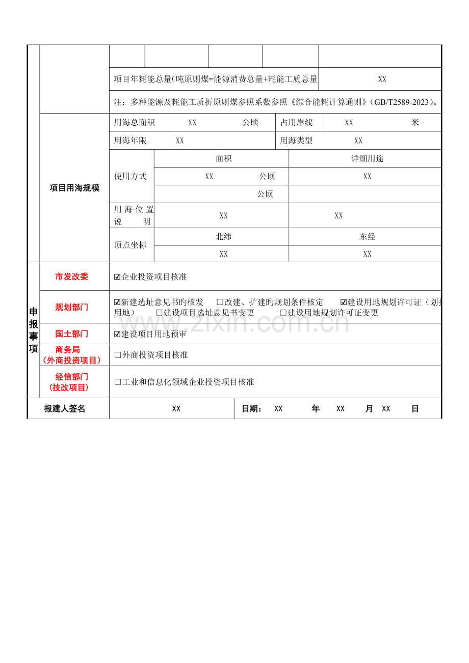 用地规划许可阶段审批申请表.doc_第3页