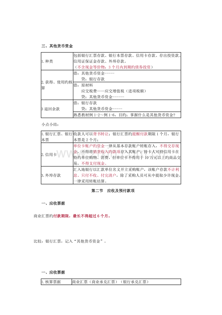 2023年初级会计考试会计实务重点归纳.doc_第3页