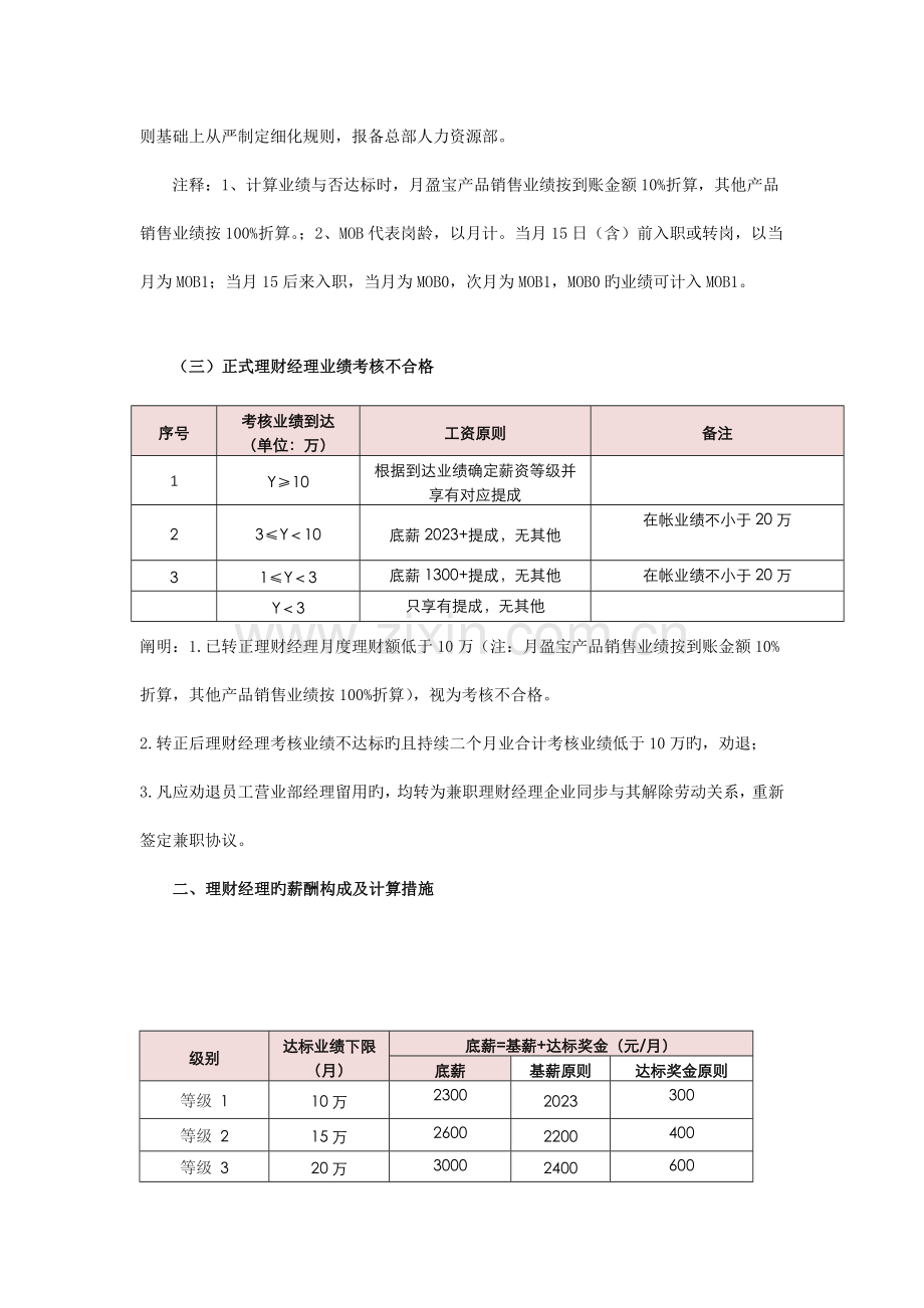 理财经理薪酬与考核方案.docx_第2页