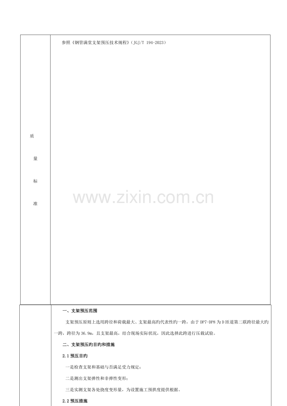 箱梁支架预压安全技术交底模板.doc_第2页