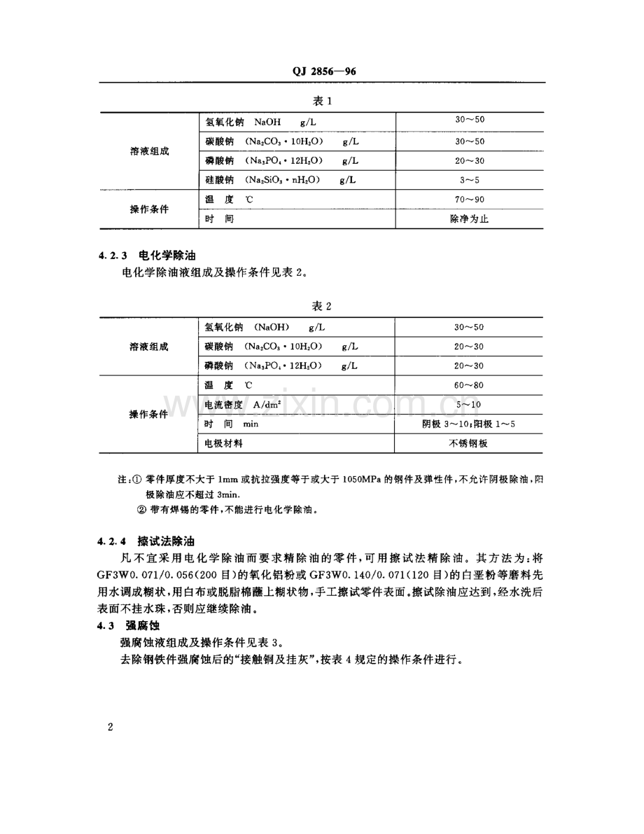 QJ 2856-1996 锡锌合金镀层工艺规范.pdf_第3页